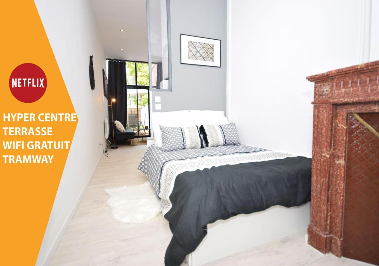 Hyper Centre Valenciennes - Wifi - Terrasse - Tramway - Lerelaisdodile2 Apartment Ngoại thất bức ảnh